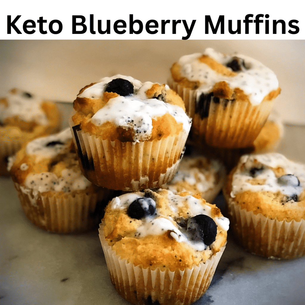 keto blueberry muffins min