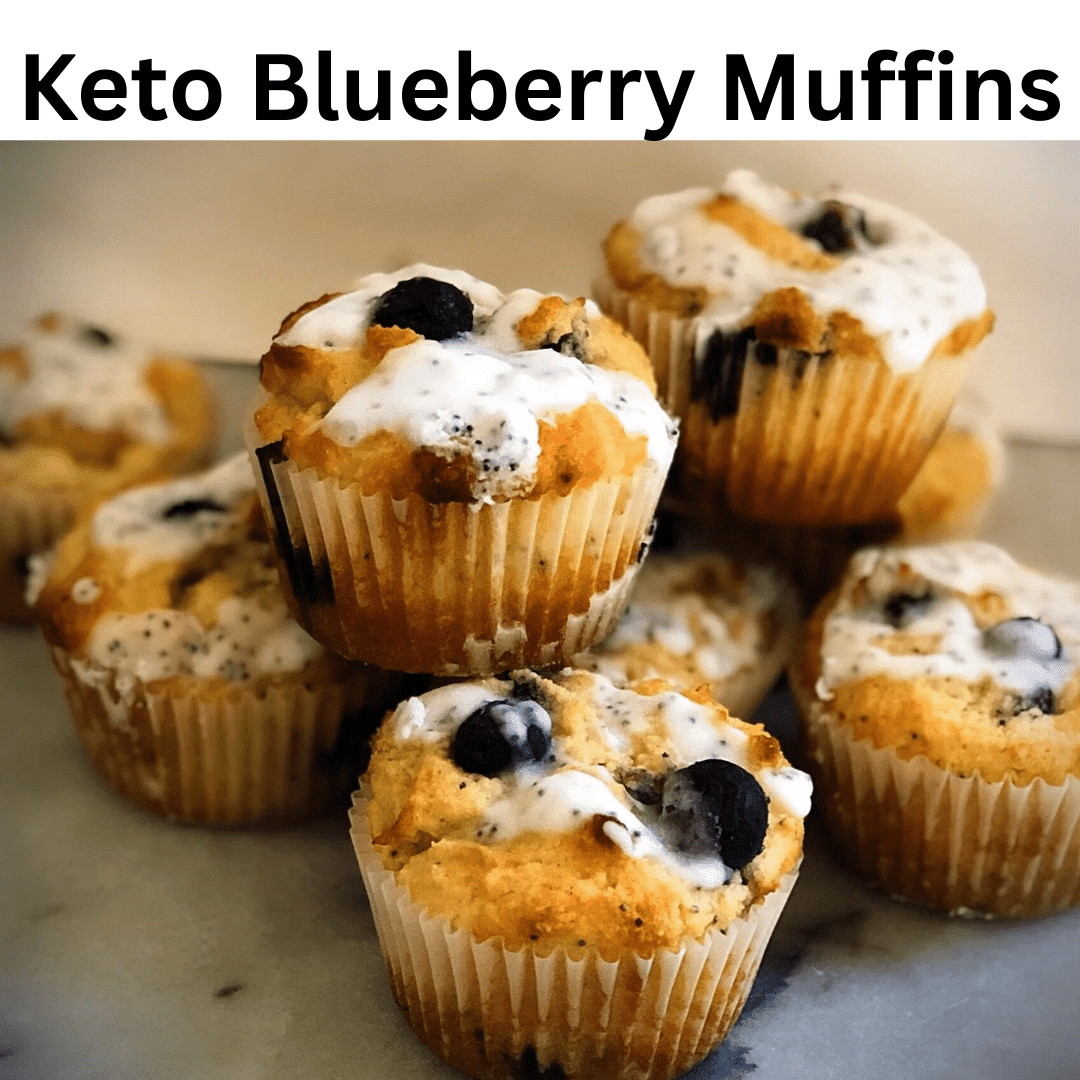 keto blueberry muffins min