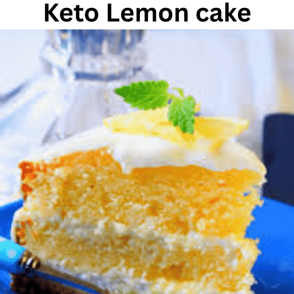 keto lemon cake min