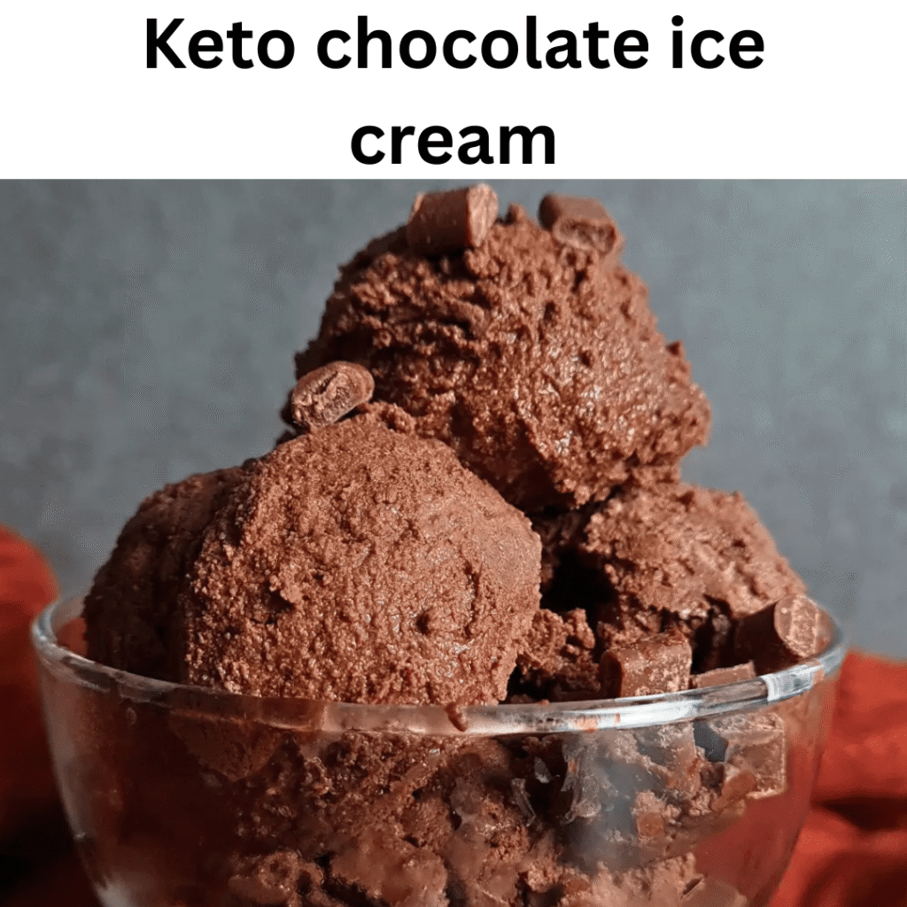 Current image: Keto chocolate ice cream
