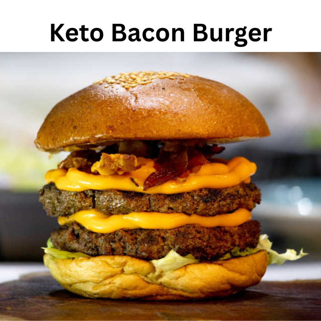 keto bacon burger